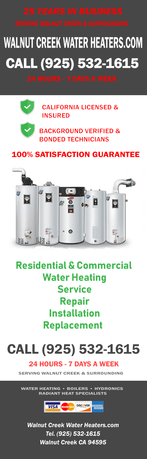 Walnut Creek Water Heaters